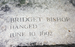 Bridget Bishop Tombstone