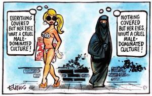 male dominated cultures cartoon
