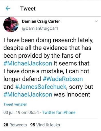 Damien Craig Carter on Michael Jackson